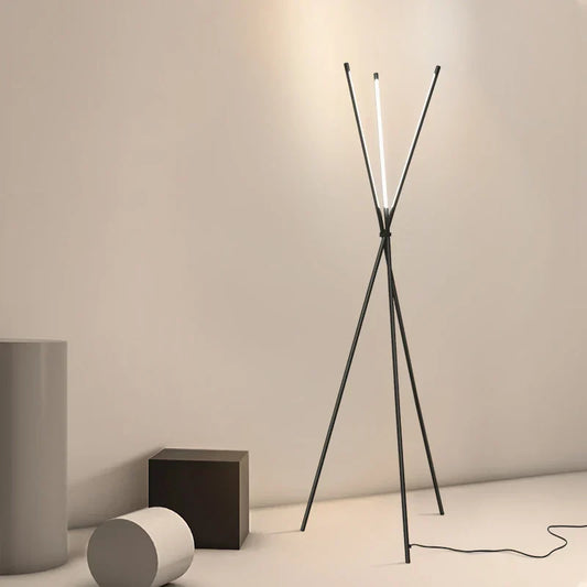DecorBites™ Knox Tripod Floor Lamp: Nordic Design for Home, Bedroom, Living Room & Salon