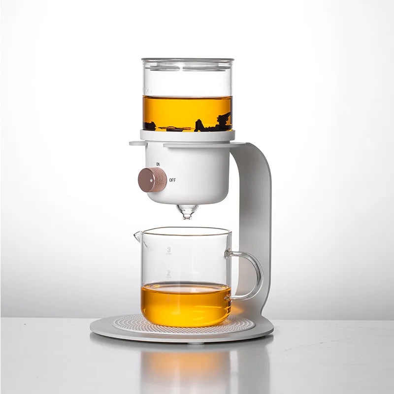 Tetera de cristal DecorBites™ Kung Fu para preparar té y café