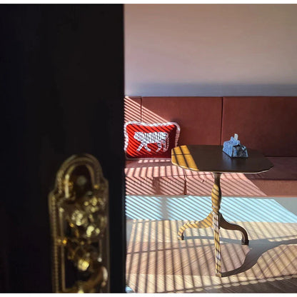 غطاء وسادة مخملي مطرز بنمر فروي من DecorBites™ مقاس 40×55 سم: ديكور منزلي فاخر بسحر كلاسيكي