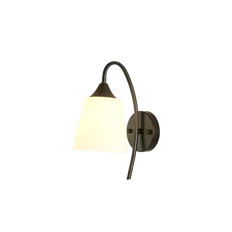 Lámpara de pared de vidrio dorado Decorbites™ para dormitorio, aplique de hotel, sala de estar, pasillo, escalera