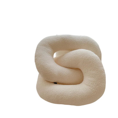 DecorBites™ Kids Comfort Knotted Cushion: Handmade & Bendable for Couch, Bed, Car, Office.
