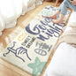 Decobites Cozy Faux Lamb Wool Bedside Rug for Bedroom Decor Anti-Slip Soft Living Room Carpet