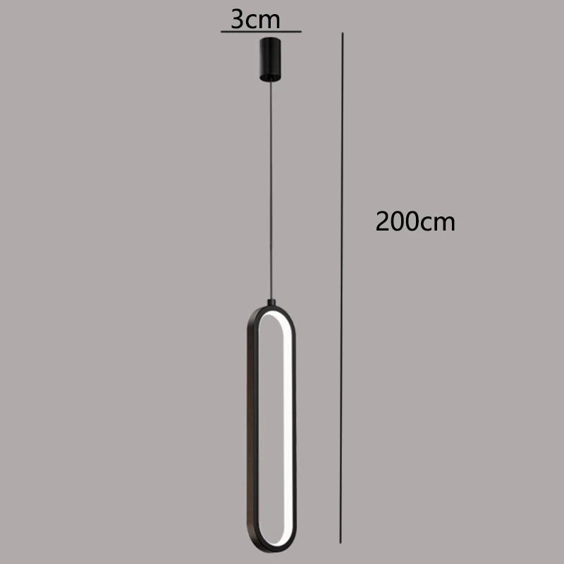 DecorBites™ LED Staircase Chandeliers | Modern Pendant Light for Living Room