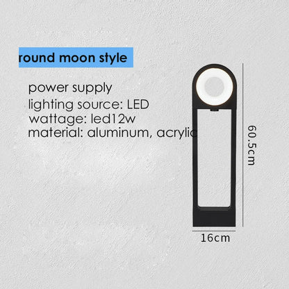 Farola LED DecorBites™ de 12 W con base de aluminio para jardín, sendero, patio o entrada de vehículos.