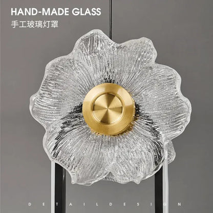 "Lámpara de pared de cristal LED DecorBites™: Decoración moderna para el hogar, ideal para dormitorio, sala de estar o pasillo"