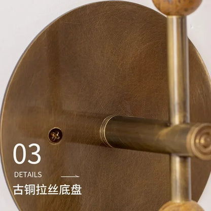 DecorBites™ Elegant Marble Copper Wall Lamp for Living Room, Study, Hotel, Restaurant