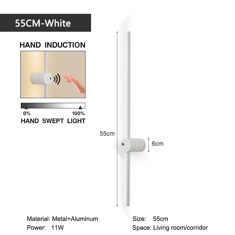 DecorBites™ LED Wall Lamps: Motion Sensor Indoor Wall Lights for Bedroom Living Room