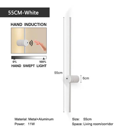 DecorBites™ LED Wall Lamps: Motion Sensor Indoor Wall Lights for Bedroom Living Room