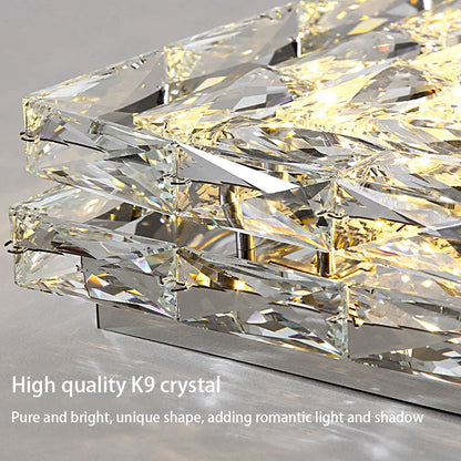 DecorBites™ Crystal LED Ceiling Chandeliers for Elegant Home Decor Lighting