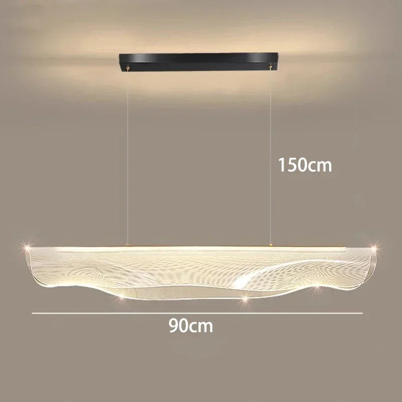 DecorBites™ LED Pendant Light: Modern Home Decor Chandeliers for Living and Dining Room Lighting