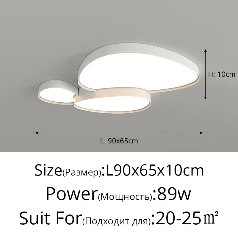DecorBites™ Cloud Ceiling Lights: Modern & Simple Recessed LED Lamp for Living Room, Bedroom, Study