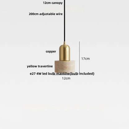 وحدة إضاءة LED نحاسية صفراء من DecorBites™ لغرفة الطعام والمطبخ