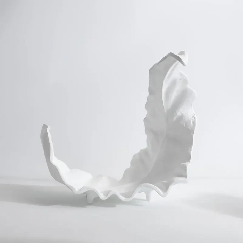 DecorBites™ Leaf Tray Resin Bowl: Handcrafted Desktop Storage & Home Decor