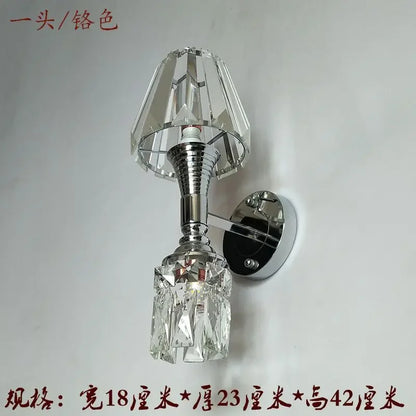 DecorBites™ K9 Crystal Wall Lamp for Living Room and Bedroom Atmospheric Lighting