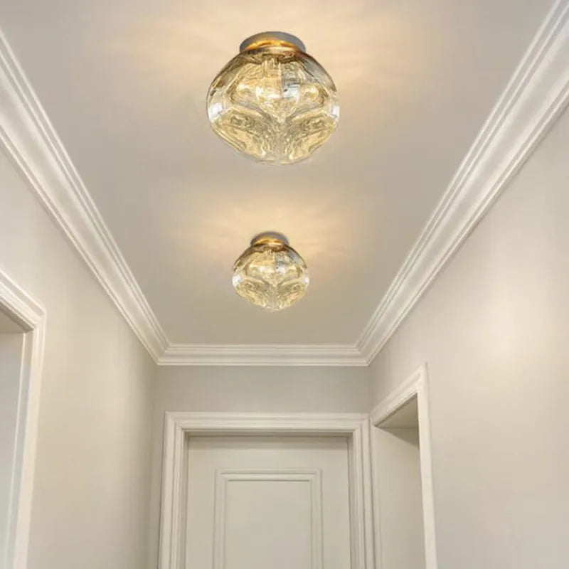 Lámpara de pared de vidrio de lava Decorbites™: Diseño nórdico para la decoración del hogar, sala de estar, dormitorio