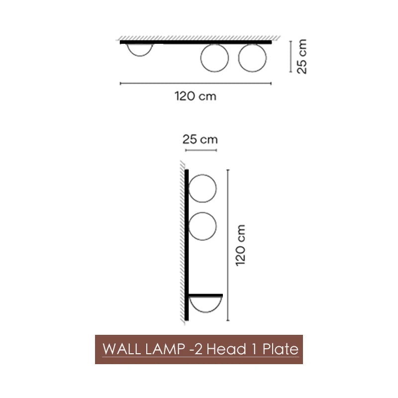 DecorBites™ LED Art Deco Plant Wall Lights - Modern Nordic Design for Home Living Room Bedroom