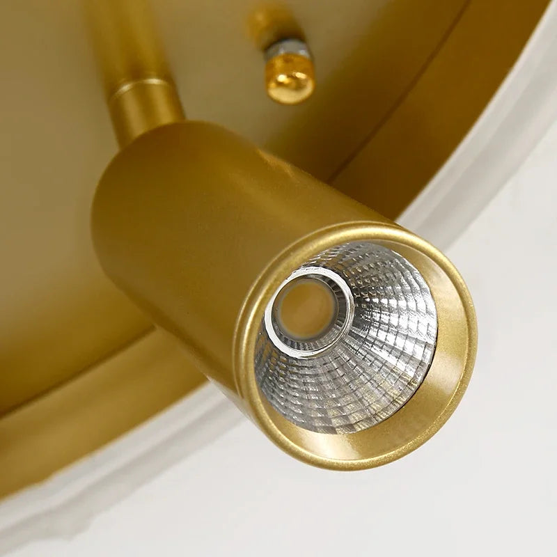 Luces de Techo LED Oro Decorbites™ con Control Remoto Regulable para Iluminación de Sala de Estar y Cocina