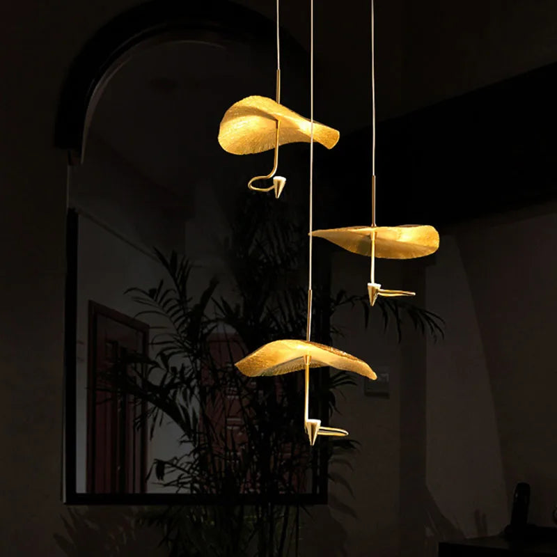 DecorBites™ LED Chandeliers 20/25/30/35cm Copper Dining Room Lighting Fixtures