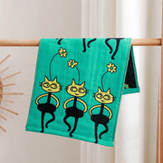 Decorbites™ Toallas de Cara para Niños con Dibujos Animados - Juego de 3 | Estampado de Gatos | 100% Algodón | 25*50cm
