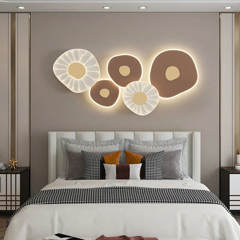 DecorBites™ Lotus Leaf LED Wall Light: 3 Dimming Modes, Stylish Décor for Home, Hotel, Restaurant