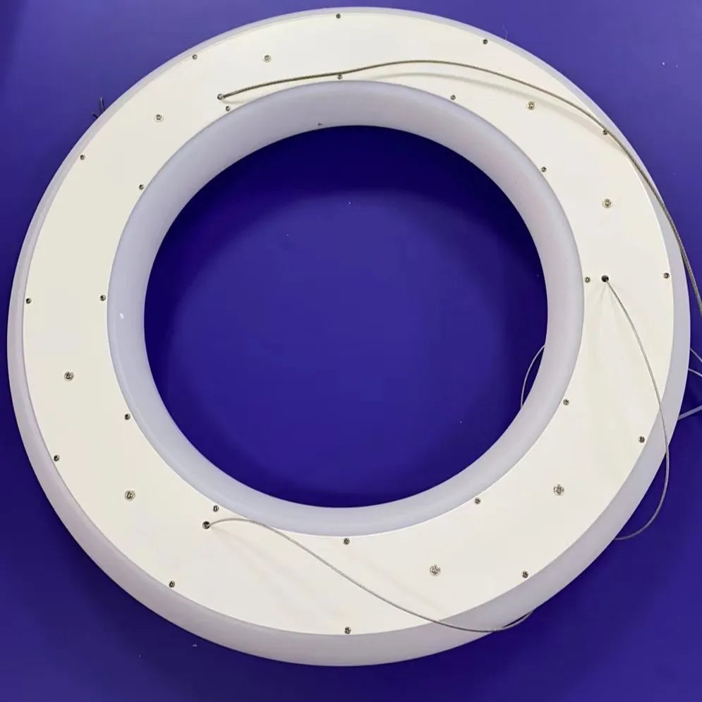 DecorBites™ Cloud Pendant Light: Nordic Minimalist Doughnut Chandelier for Living Room & Kid's Bedroom