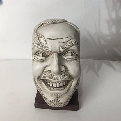 DecorBites™ Johnny Statue Bookshelf Bookend Funny-face Home Decoration Desktop Ornament