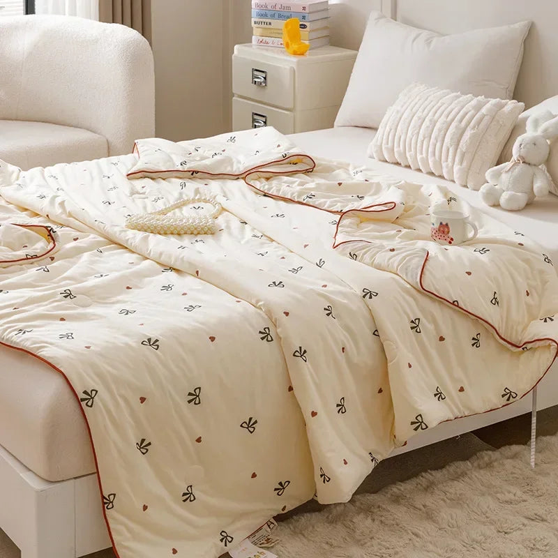 بطانية ديكوربايتس™ الصيفية المُبردة | لحاف ناعم ومُسامي من النباتات الطبيعية