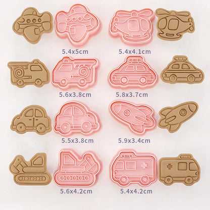 DecorBites™ Engineering Truck Cookie Cutters Set