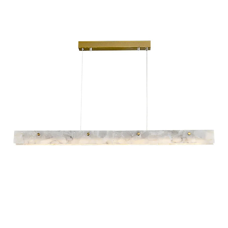 DecorBites™ Gold Chrome LED Pendant Chandelier for Dining Room Lighting