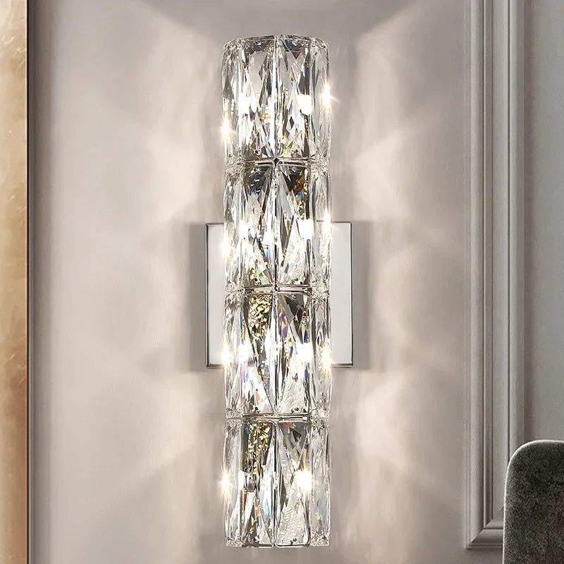 DecorBites™ Crystal High-End Wall Lamp for Luxury Living Room, Bedroom, Villa Lighting