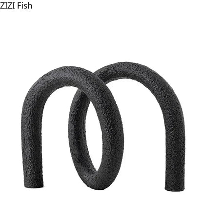 ديكور بايتس™ - منحوتة عقدة ملتوية تجريدية لجماليات ديكور الغرفة