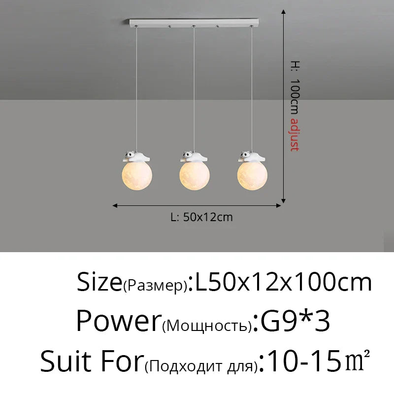 ديكوربايتس™ مصباح حائط لغرفة النوم على شكل دب: ثريا عصرية لغرفة المعيشة والدراسة وغرفة الطعام
