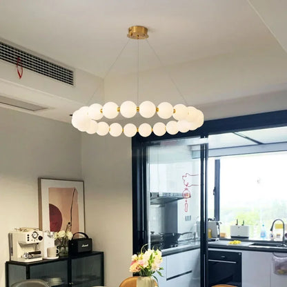 DecorBites™ LED Acrylic Chandelier for Living Room Bedroom Hall Pendant Lamps