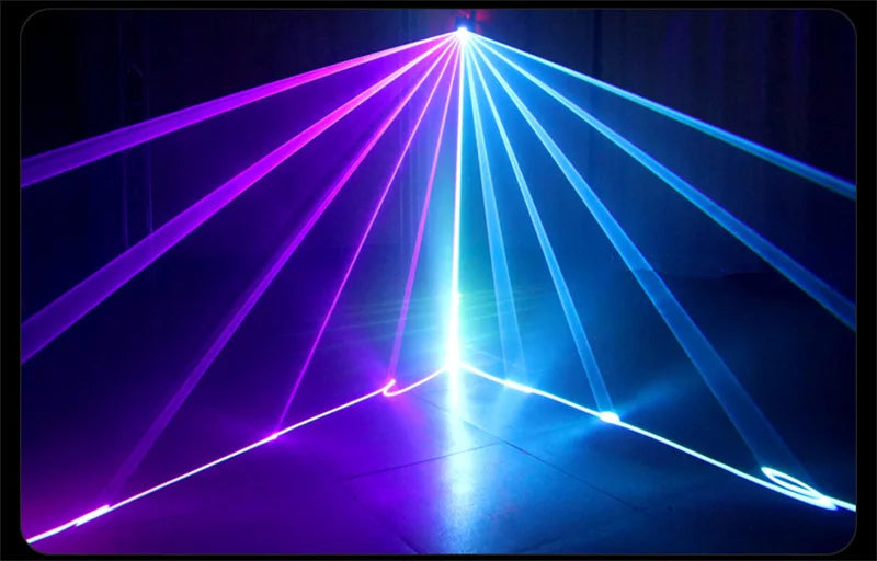 DecorBites™ Laser Music Control Projector: DJ Disco Party Karaoke Spotlight