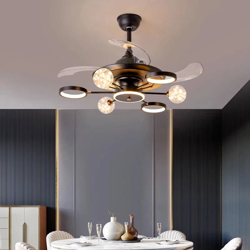 DecorBites™ Kids Bedroom Ceiling Fan with Remote Control & LED Light