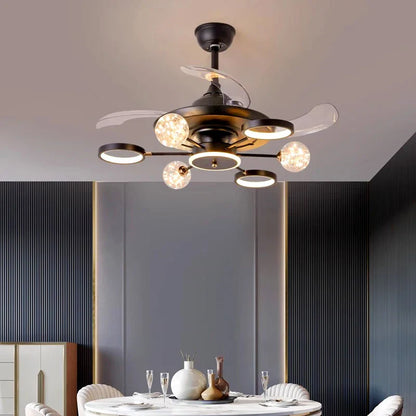 DecorBites™ Kids Bedroom Ceiling Fan with Remote Control & LED Light