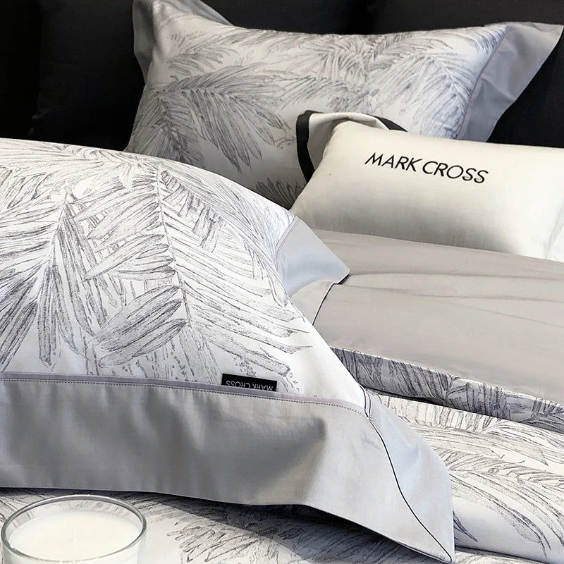 DecorBites™ Egyptian Cotton Bedding Sets: Queen King Ru Sizes - Luxe Bed Linens