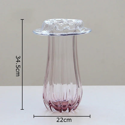 DecorBites™ Glass Vase Hydroponics Table Decoration Flowers Arrangement Room Decor