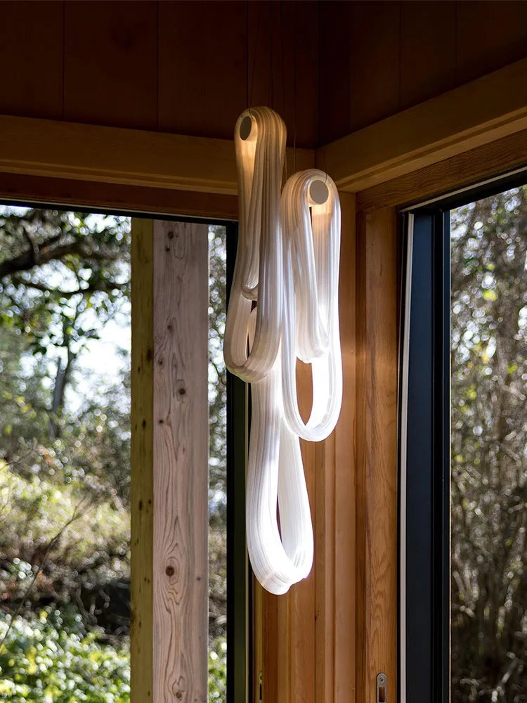Lámpara colgante LED Decorbites™ para sala de estar y comedor, accesorio de iluminación de lujo