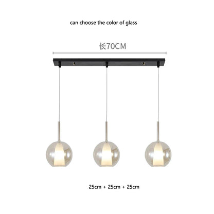 DecorBites™ Designer Glass Chandelier Pendant Light for Dining Room Kitchen Loft Home Decor