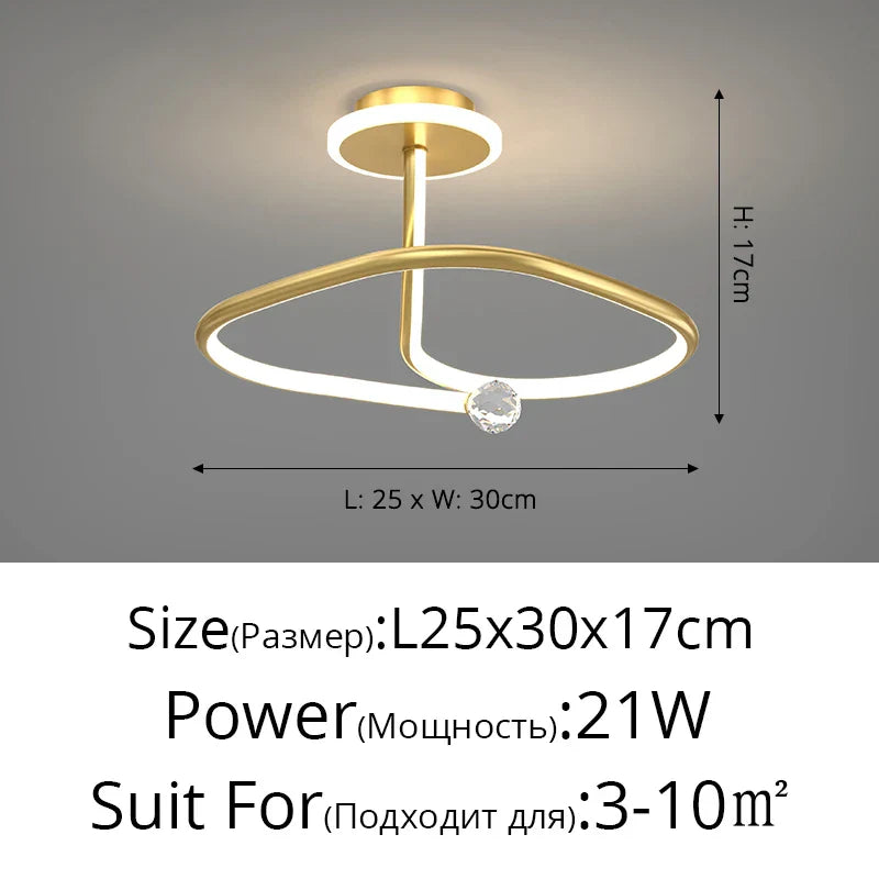 DecorBites™ LED Ceiling Light Chandelier for Home Decor Lighting Fixture