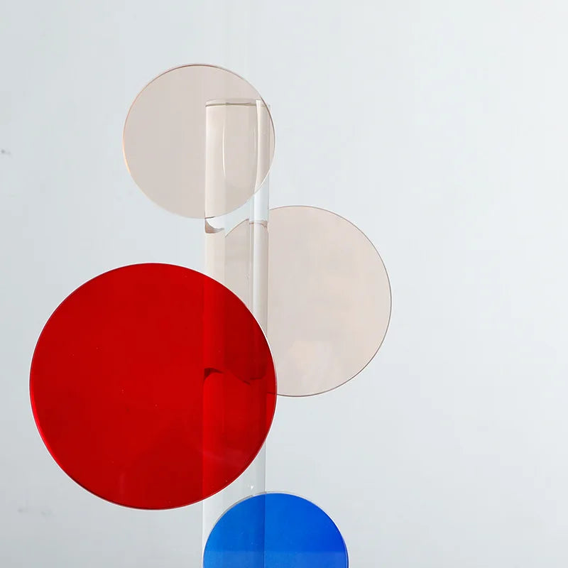 ديكور بايتس™ - منحوتات دائرية بلورية هندسية - زينة منزلية - تماثيل صغيرة