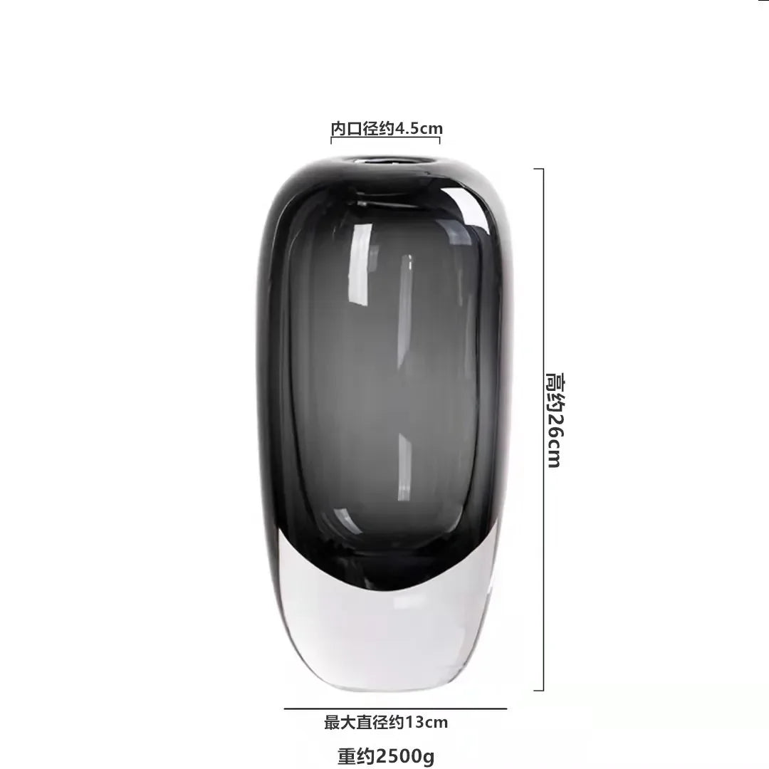 DecorBites™ Crystal Glass Flower Terrarium Vase: Home Decoration & Floral Accessory