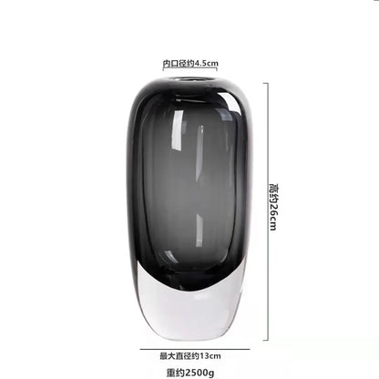 DecorBites™ Crystal Glass Flower Terrarium Vase: Home Decoration & Floral Accessory