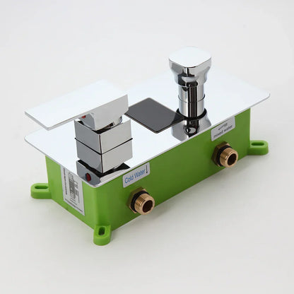 DecorBites™ Digital Shower Mixer Valve Control Panel with Single Handle - Wall Mount