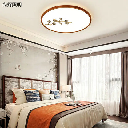 DecorBites™ Chinese Style LED Ceiling Lamp, Ultra-Thin Round Design for Living Room and Bedroom