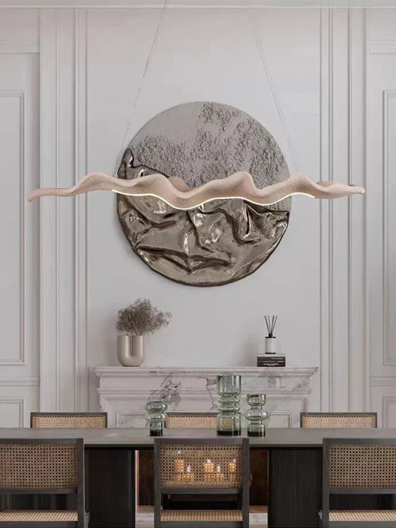 DecorBites™ Leaf Pendant Lights: Dimmable RC Hanging Lamp for Indoor Decor Lighting