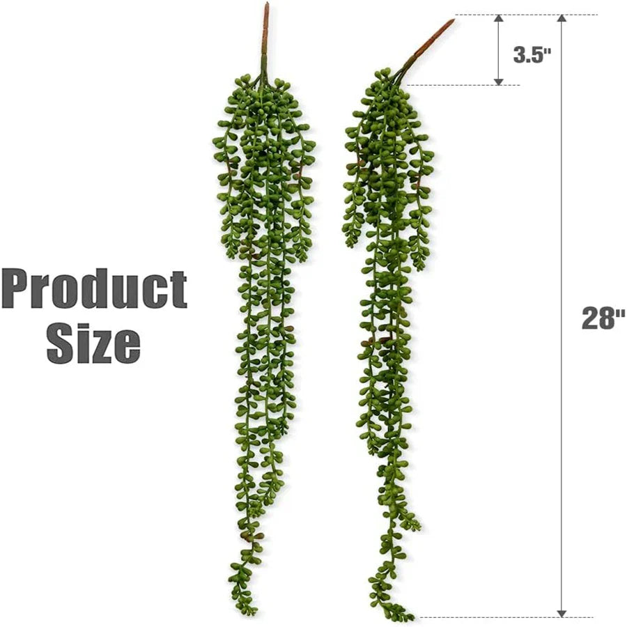 DecorBites™ Artificial Fern Vine for Home Decor and Photography Prop