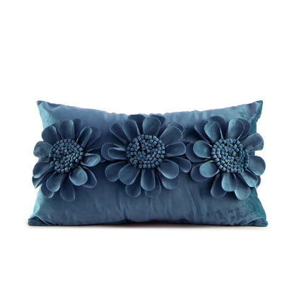 DecorBites™ Handmade Flower Cushion Cover - Light Luxury Decorative Pillows