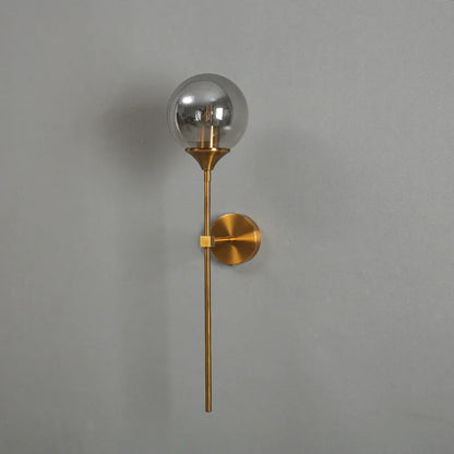 DecorBites™ Golden Glass Ball LED Wall Light with Touch Switch